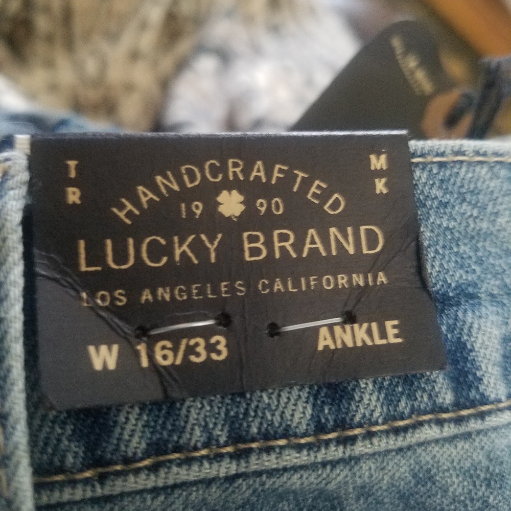 Lucky womens jeans. 16/33 ankle